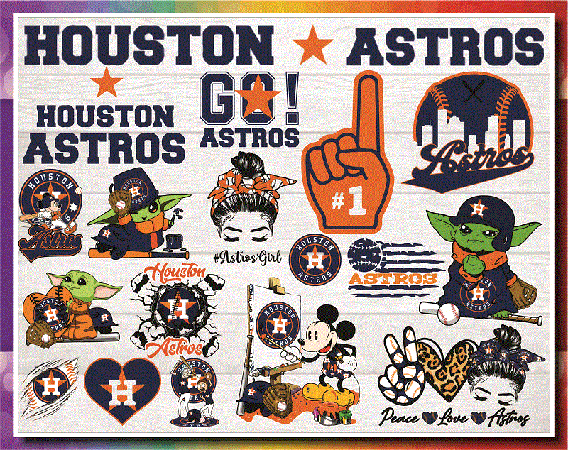 70+ Houston Astros Svg Bundle - Designerpick