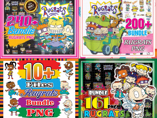 Combo 400+ rugrats png bundle, rugrats friends, tommy chuckie finster, tumbler, rugrats svg cut file, sublimation, digital download cb985404010 t shirt vector file