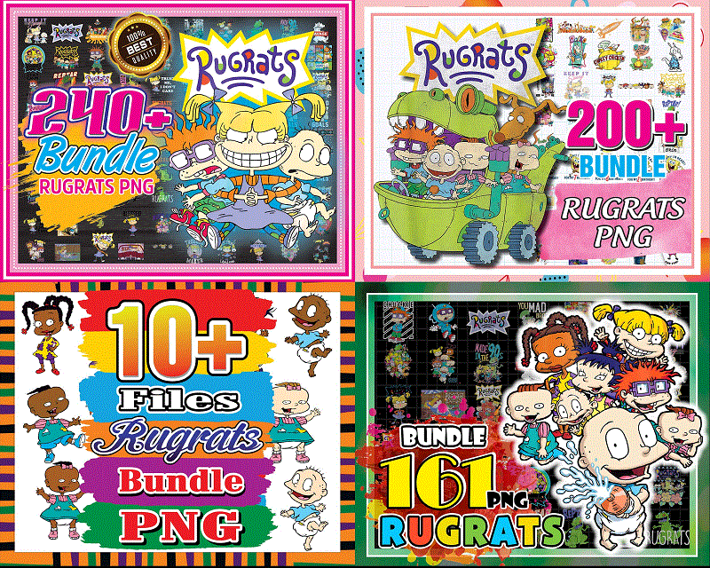 Combo 400+ Rugrats PNG Bundle, Rugrats Friends, Tommy Chuckie Finster, Tumbler, Rugrats Svg Cut File, Sublimation, Digital Download CB985404010