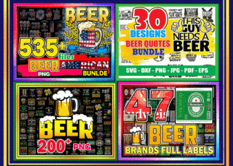 COMBO 810+ Beer American Bundle PNG, Beer Labels Tumbler, Beer Lover, Drinking SVG, Beer SVG Bundle, Funny Beer Drinking, Digital Download CB992850394