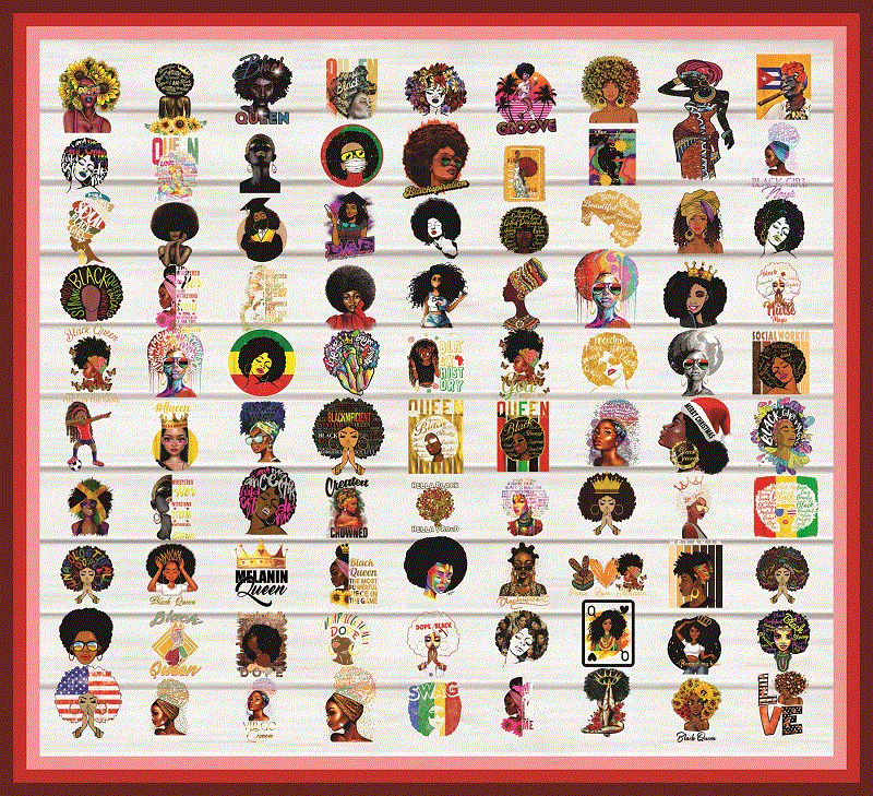 Black Girl You Are Amazing, Black Women , Black Melanin, Black Queen PNG Bundle, Afro Queen, PNG Printable, Sublimation, Digital Download 1019041627