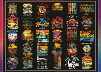 32 Designs Hawaii 2022 Hawaiian PNG, Sublimation Design, Vacation 2022 Png, Beach PNG, Hawaii Beach 2022, Islands Vacation, PNG Digital 1050214457