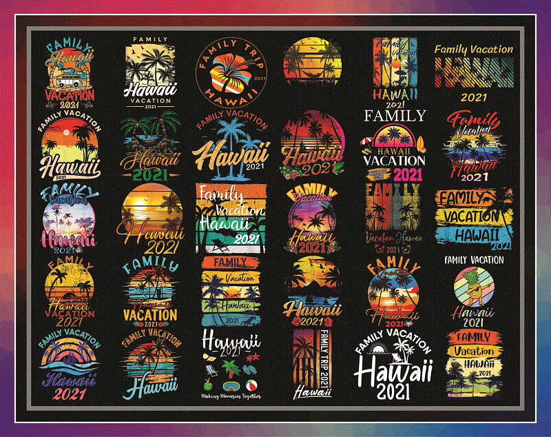 32 Designs Hawaii 2022 Hawaiian PNG, Sublimation Design, Vacation 2022 Png, Beach PNG, Hawaii Beach 2022, Islands Vacation, PNG Digital 1050214457