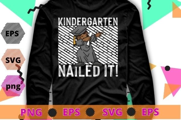 Dabbing Graduation Class Of 2022 Boy Kindergarten Nailed svg