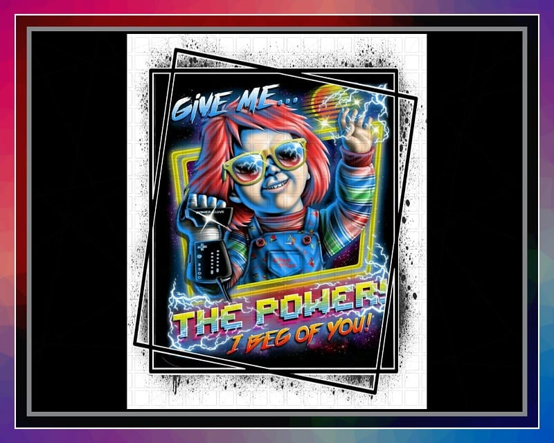 Chucky horror halloween png, Chucky horror halloween T-shirt, Horror Halloween, Png digital print design, sublimation digital black 1042881555