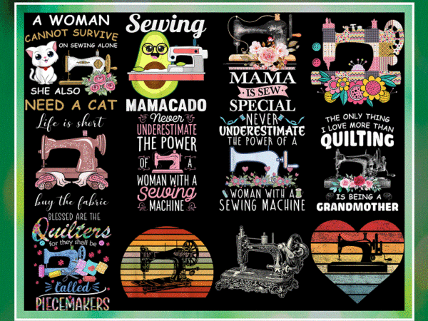 Bundle 33 designs sewing png, sewing mamacado, sewing mom, retro vintage sewing, sewing lover, sewing shirt sublimation, digital download 996360944