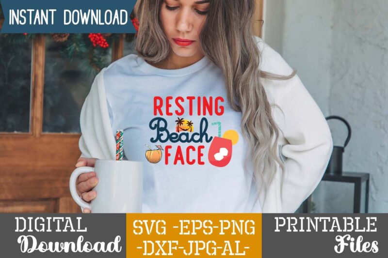 Resting Beach Face,summer design, summer marketing, summer, summer svg, summer pool party, hello summer svg, popsicle svg, summer svg free, summer design 2021, free summer svg, beach sayings svg, summer