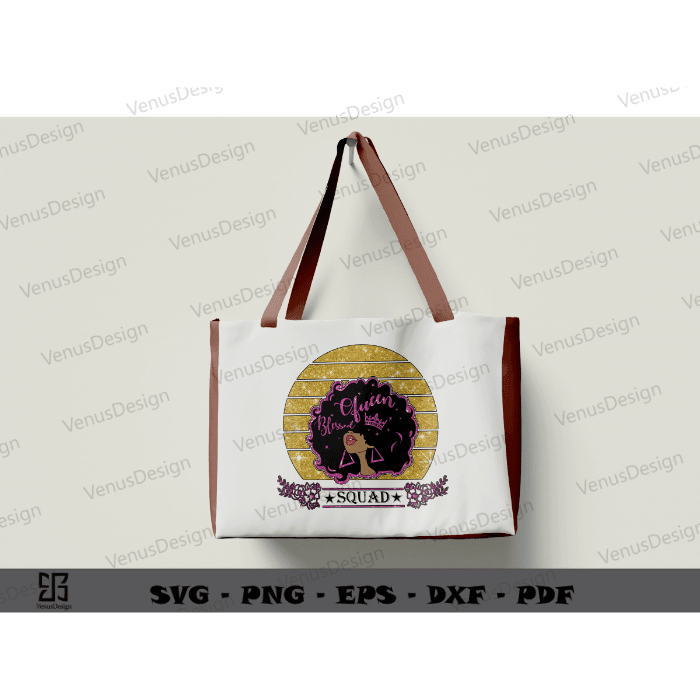 Blessed Afro Queen Squad Design sublimation files, African American Art Silhouette Files, Black Woman Art Png Files, Gift For Black Girl Cameo Htv Prints