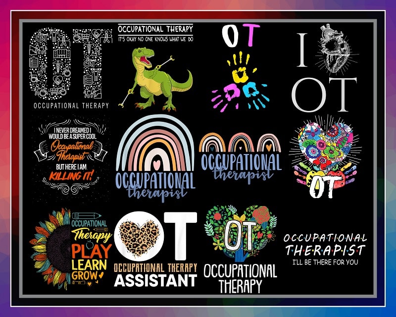 Bundle 49 Occupational Therapist Month Png, Occupational Therapy Assistant, Gift for OT month PNG, OT Therapist Gift Png, Digital Download 995538925