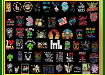 Combo 415+ Rock And Roll PNG Bundle, Rock N Roll png, Rock Band Png, Peace Love Pock & Roll Png, Rock Png, Rock Star Png, Digital Download 997508158 t shirt vector file