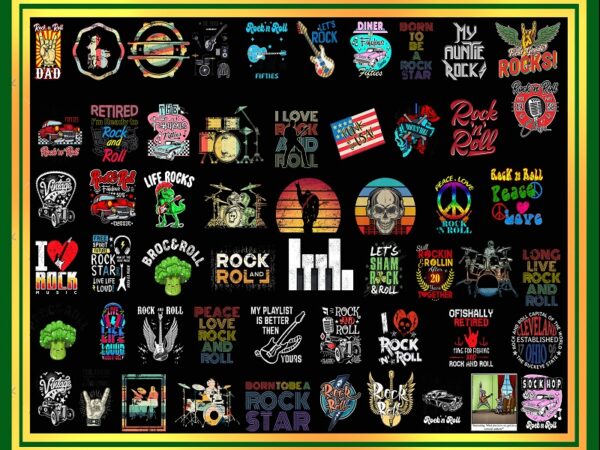 Combo 415+ rock and roll png bundle, rock n roll png, rock band png, peace love pock & roll png, rock png, rock star png, digital download 997508158 t shirt vector file