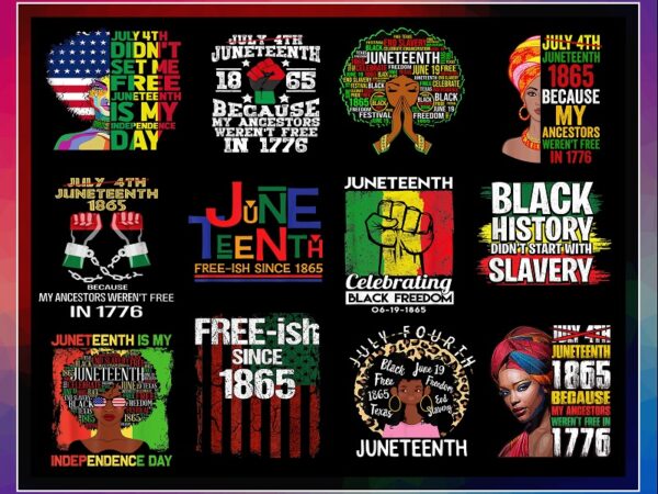 Bundle 49 juneteenth png, juneteenth americans independence 1865 png, black history, black flag pride, black lives matter, digital download 1005097640 t shirt template