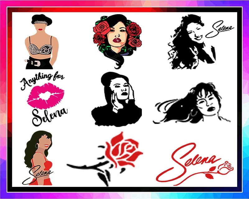 34 Design Selena Svg Bundle , Peace Love Selenas, Anything For Selenas Png, Pdf, Dxf, Cutting file for Cricut, Sublimation, Digital Download 1022516940