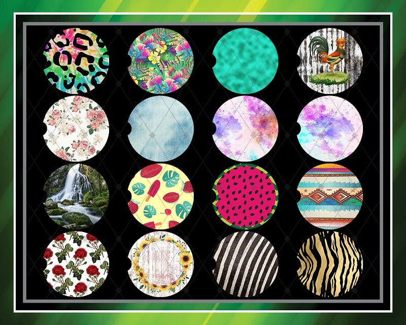 50+ Designs Car Coaster Bundle, Car Coaster Drive, Coaster PNG Designs For Sublimation, Sublimation, Lifetime Access, Designs Downloads 1029066043