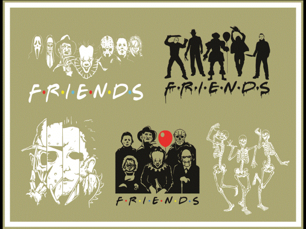 14 halloween horror movie killers png bundle, horror characters friends png, horror friends png, scary friends png, halloween friend png 866826266