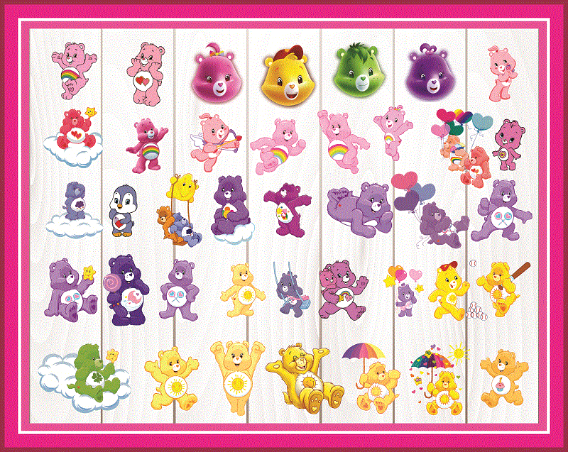 Care Bears Stickers (In Folders)