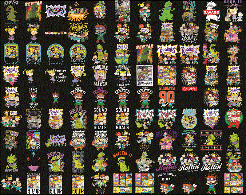 245+ Rugrats PNG Bundle, Rugrats Bundle, Rugrats Friends, Tumbler, Tommy Chuckie Finster, Nickelodeon, Decal, Sublimation, Digital Download 917238912