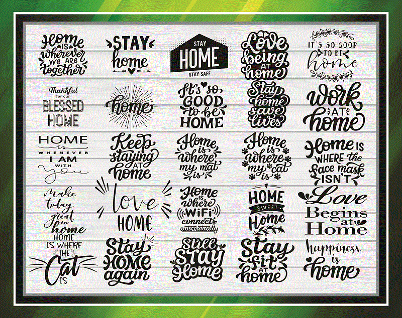 Bundle 100 Home Quotes SVG, Home Sweet Home Svg Files, New Home Svg, Home Svg Shirt, Home Svg Sayings, Stay At Home Svg, Family Svg 996763925