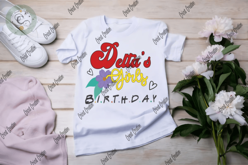 Delta Sigma Theta , Delta Girl Birth Day Diy Crafts, Red Triangle Svg Files For Cricut, Flowert Art Silhouette Files, Trending Cameo Htv Prints