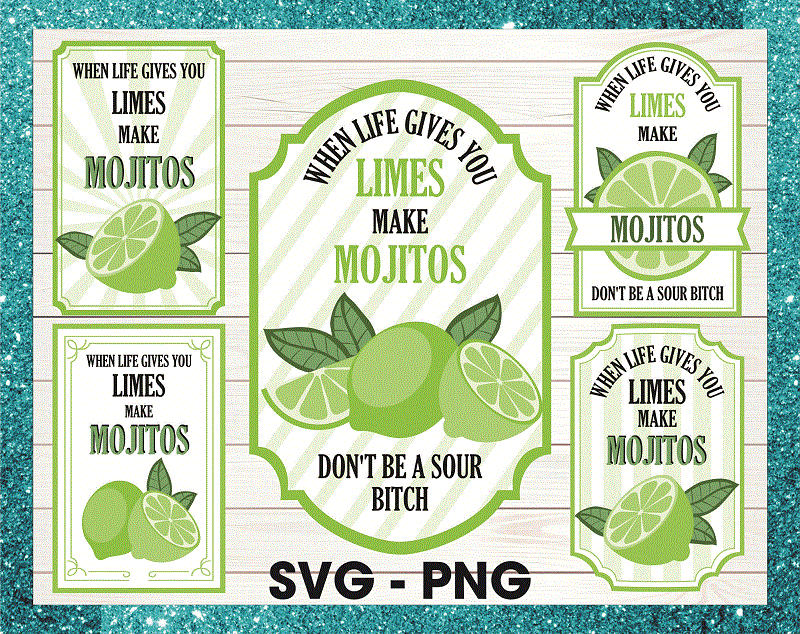 Bundle 36 When Life Gives You Lemons Vodka Lemonade svg png, When Life Gives You Limes Mojitos Margaritas svg, Bring The Tequila svg png 1013703962