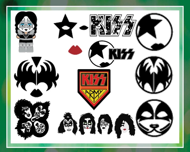 32 Bundle Png Clipart, Silhouette, Svg, Png, Detroit Rock City Png, Detroit Rock City characters, Kiss Army Png, Digital Download 1035788351