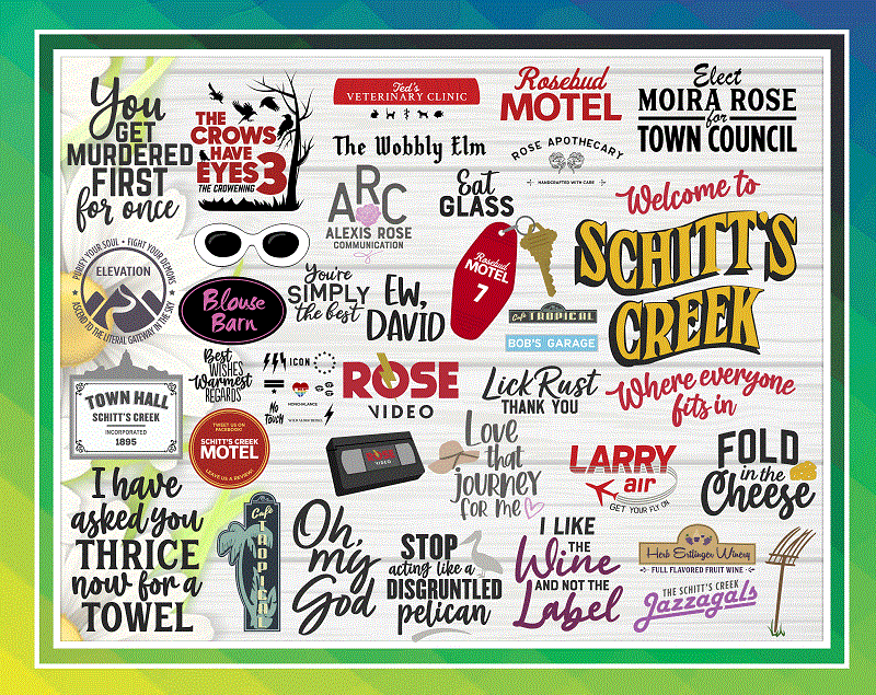 150+ Designs Schitt’s Creek Svg Mega Bundle, David Rose Svg, Ew Covid Quotes svg, Rose Apothecary svg, Schitts Creek svg cut files Digital 970694762