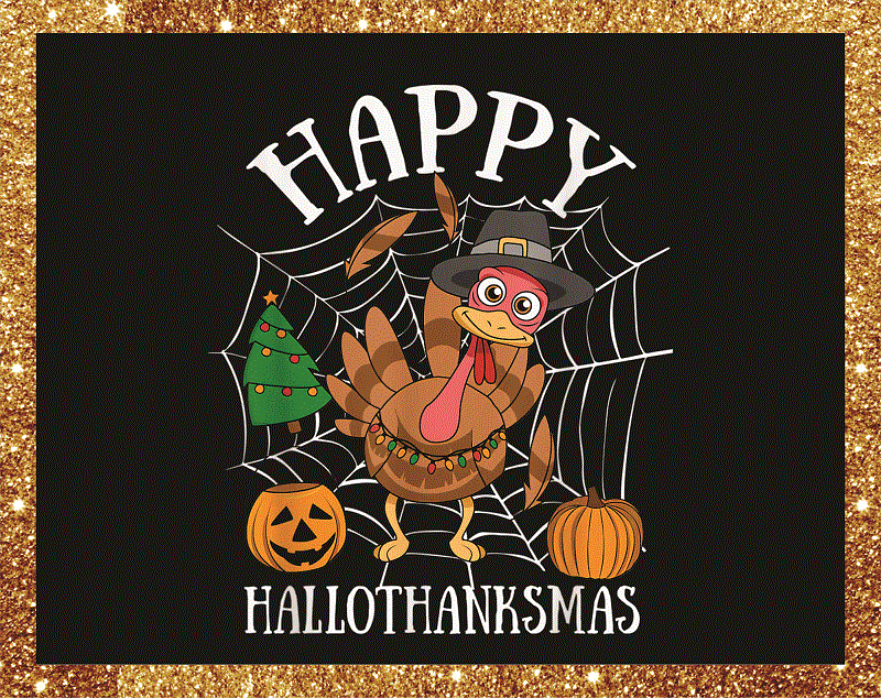 Bundles Happy Hallothanksmas Png, Happy Halloween, Thanksgiving Christmas PNG, One thankful PNG, Cat dog Halloween PNG, Digital Download 864618278