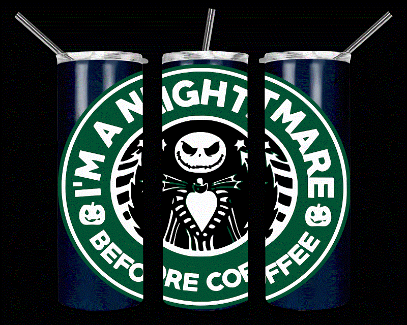 – Before Coffee I’m A Nightmare Starbucks Scary PNG, Jack Skellington, Starbucks Label, Digital Download, Sublimation Designs Download 1059679071