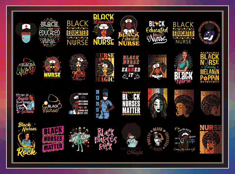 170+ Black Nurse Png Bundle, Black Nurse, Dope Black Nurse, Black Nurse Magic, Black Live Matters,Gift For Black Nurses, Digital Download 988248844