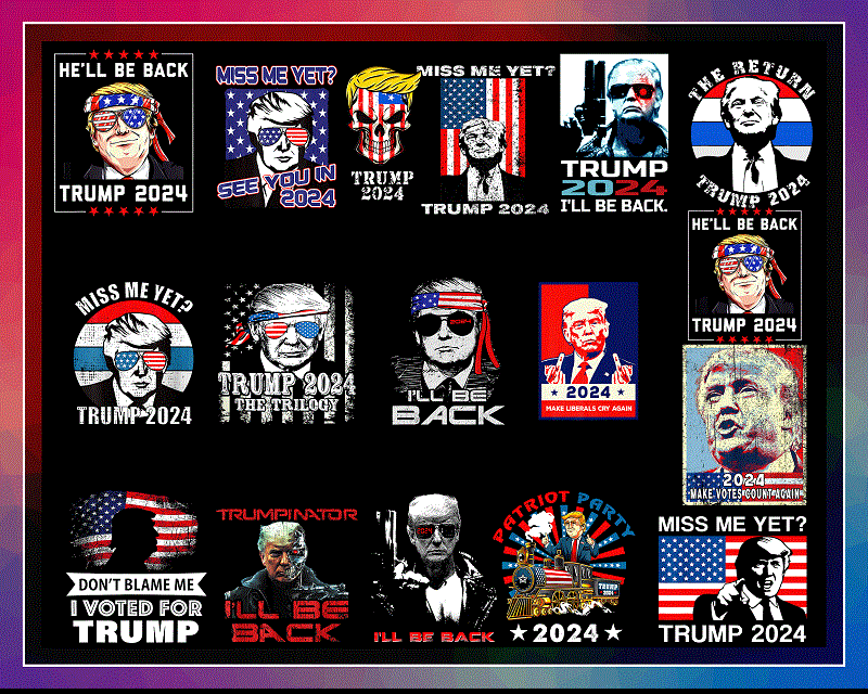 98 Designs Trump 2024, Trump 2024 PNG, Sublimation Design, Sublimation Download, Election 2024 Sublimation, Election 2024, Trump Cut file 1006742590