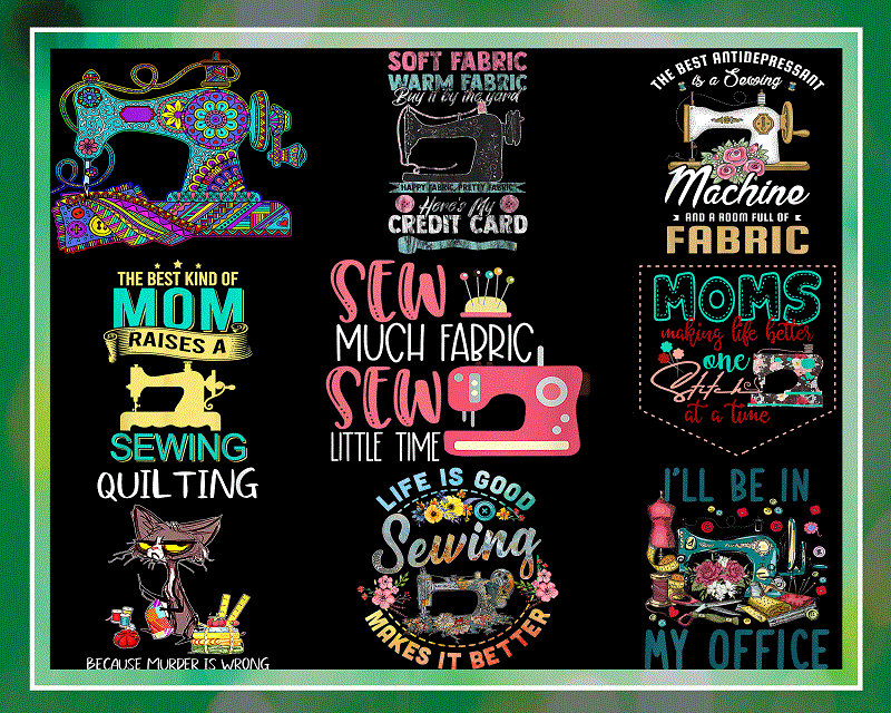 Bundle 33 Designs Sewing PNG, Sewing Mamacado, Sewing Mom, Retro Vintage Sewing, Sewing Lover, Sewing Shirt Sublimation, Digital Download 996360944