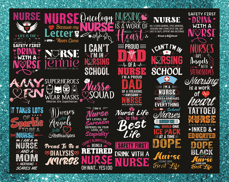 Bundle 66 Huge T-shirt Png, Huge T-shirt Png Designs, Nurse Quotes Png, Nurse Sayings Png, Nurse Pack, Transparent, digital Png files 861720011