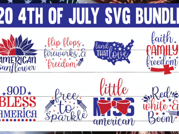 4th of july svg bundle t shirt illustration