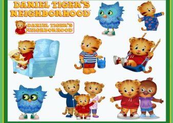 Daniel Tiger Neighborhood clipart, Daniel Tiger Neighborhood images, Daniel Tiger png, Transparent Backgrounds, Instant Download 985023542