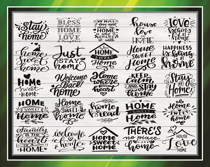 Bundle 100 Home Quotes SVG, Home Sweet Home Svg Files, New Home Svg, Home Svg Shirt, Home Svg Sayings, Stay At Home Svg, Family Svg 996763925