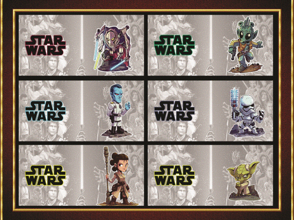 star wars characters art