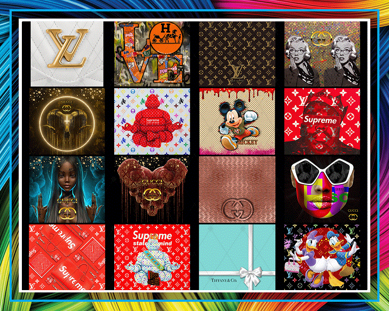 Gucci And Louis Vuitton Background