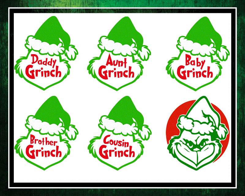 200+ Grinch PNG Bundle, Grinch Svg, Merry Christmas svg, Grinch Png, face grinch , grinch tree Grinch Png bundle, Instant download CB921991415