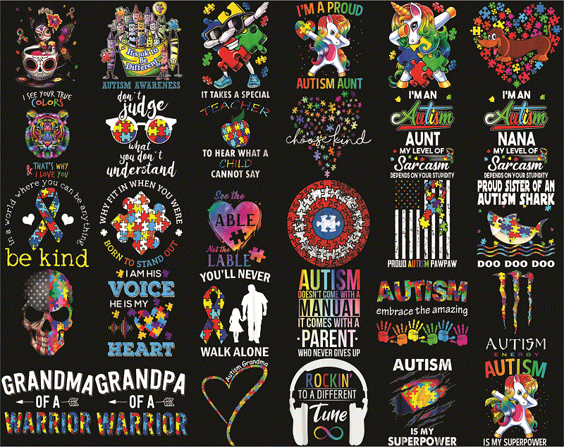 Bundle 181+ Autism PNG, Autism Rainbow PNG, Peace Love autism, Autism Gift, Autism Awareness, Autism Heart, Puzzle Ribbon, Digital Download 936897611