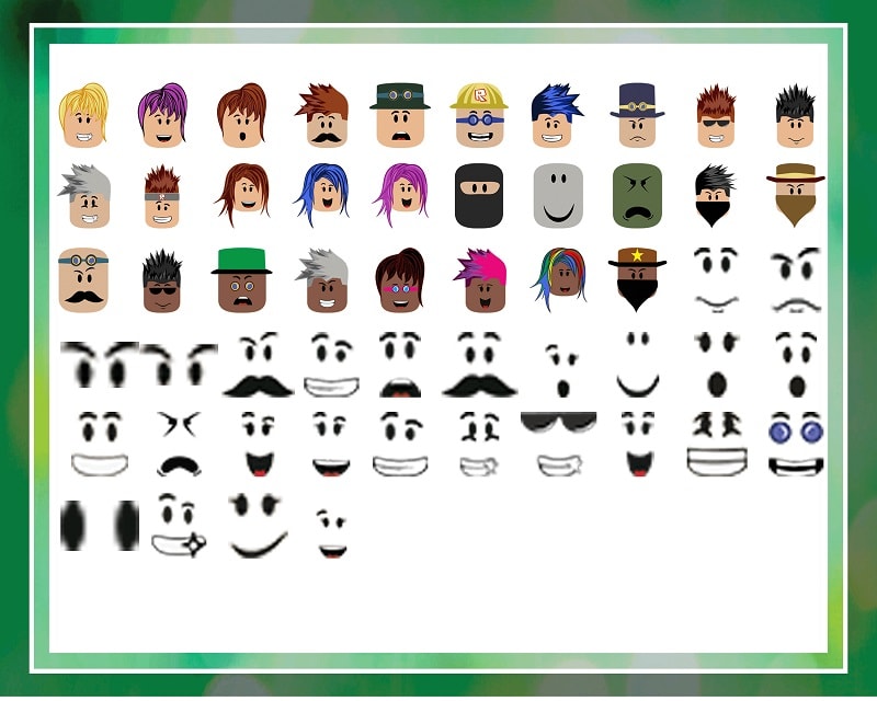 Roblox Face SVG, Roblox Character SVG, Roblox Game SVG
