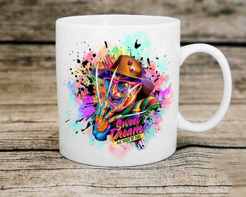 Freddy Krueger Rainbow Bright Horror Sweet Dreams png, Sublimation Design, Digital Download 1045754721