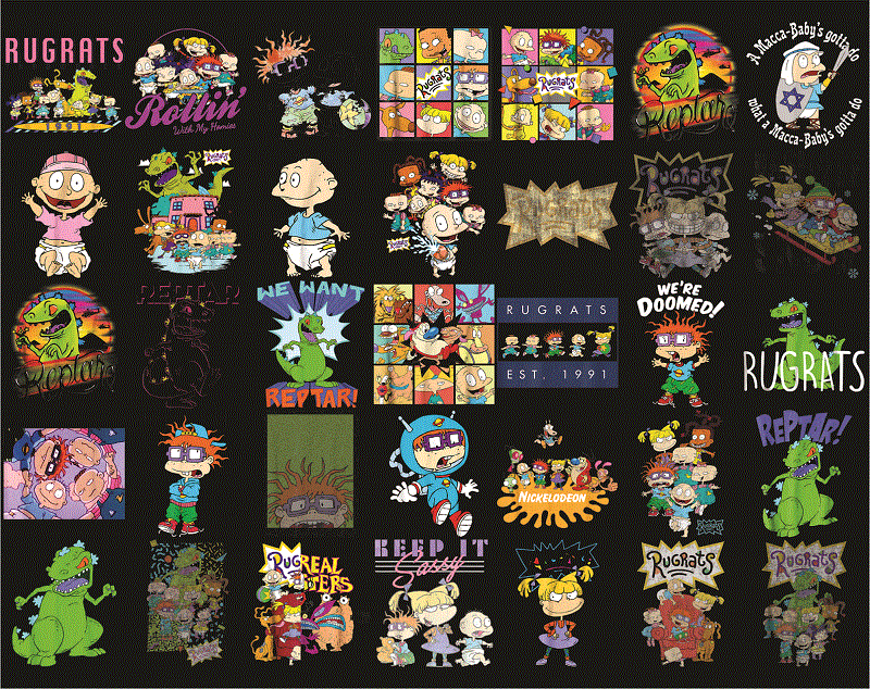 245+ Rugrats PNG Bundle, Rugrats Bundle, Rugrats Friends, Tumbler, Tommy Chuckie Finster, Nickelodeon, Decal, Sublimation, Digital Download 917238912