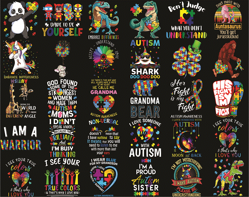 Bundle 181+ Autism PNG, Autism Rainbow PNG, Peace Love autism, Autism Gift, Autism Awareness, Autism Heart, Puzzle Ribbon, Digital Download 936897611