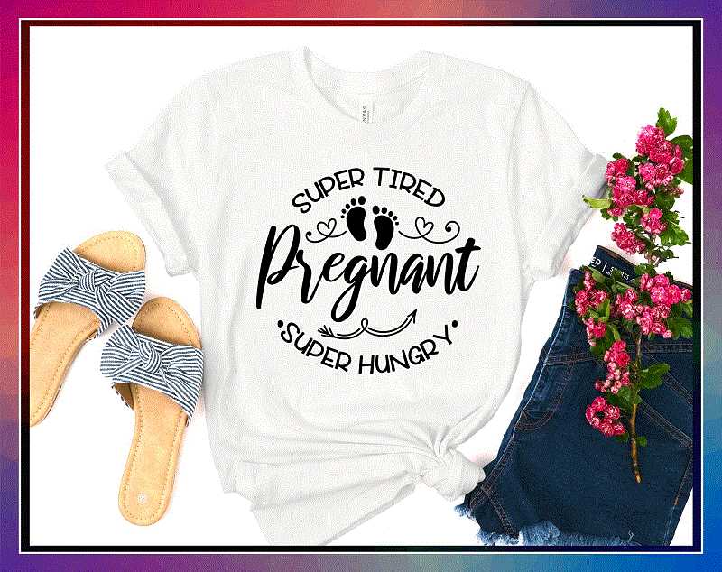 120 Designs Funny Pregnancy SVG Bundle, Pregnant Women Clip Art, Pregnancy Announcement PNG for Sublimation, Instant Download CB1024244738