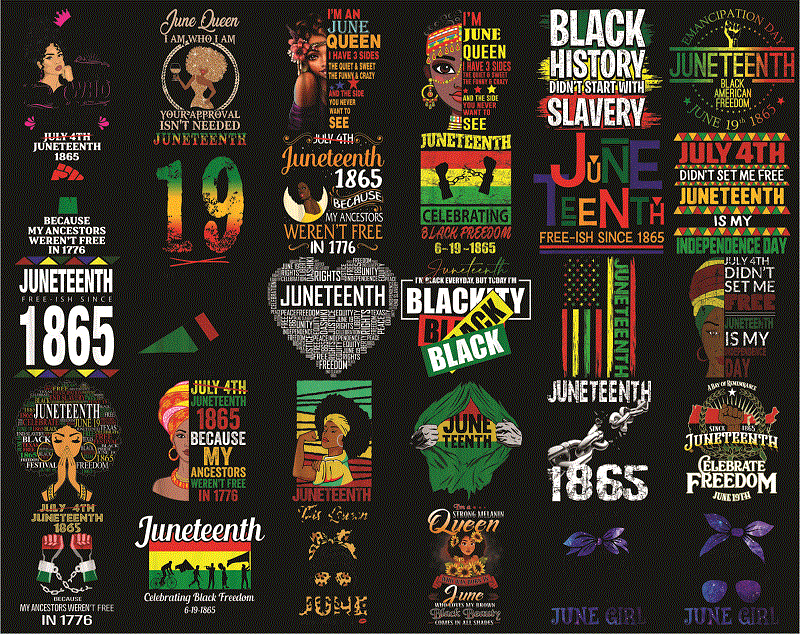 Combo 131 Black Melanin and Juneteenth Png, Black Queen Bundle Png, Afro Woman Clipart, Black History Png, Afro Lady, Women Juneteenth Png Copy 983801706