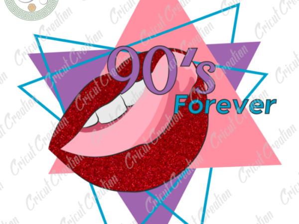 Trending gifts , 90s forever lip diy crafts, colorful triangle clipart svg files for cricut, twinkle lip silhouette files, trending cameo htv prints t shirt designs for sale