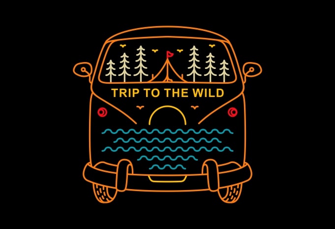 Trip To The Wild - Buy t-shirt designs