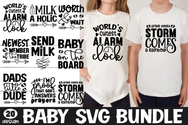 Baby svg bundle t shirt template