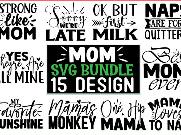 Mother’s day svg t shirt design template