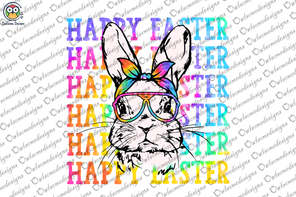 Happy easter t-shirt design